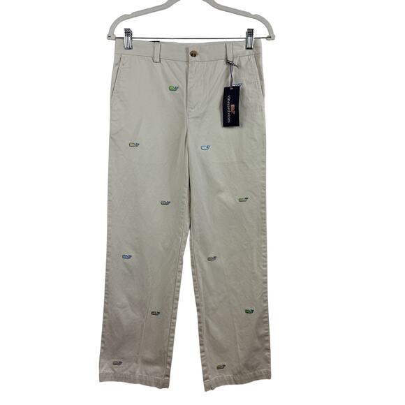 Vineyard Vines New Boys 16 Easter Egg Whale Breaker Pants Embroidery Preppy - Picture 1 of 14